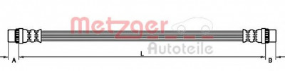 Conducta / cablu frana RENAULT MEGANE III Hatchback (BZ0) (2008 - 2016) METZGER 4110929 foto