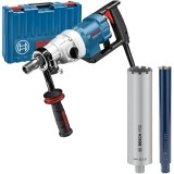 Bosch GDB 180 WE + PRO Core Cutter + Best for Concrete - Masina de carotat 2000 W 180 mm valiza plastic + Carota beton cu coroana diamantata 122x450 m