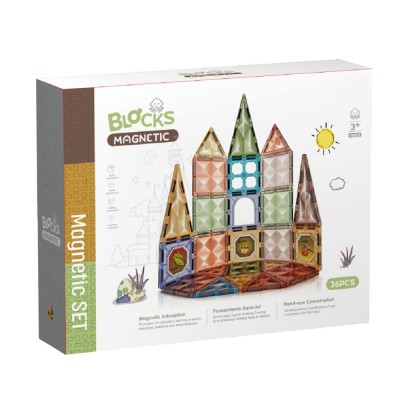 Joc magnetic Diamond - 36 piese (7.5 cm) PlayLearn Toys foto