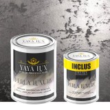 Vopsea Decorativă Perla Luxury Negru| Pachet 3L (2L + 1L) cu fulgi perlați-Toro Decor, YaYa Color