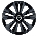 Cumpara ieftin Set 4 Capace Roti Autohelix MSA&reg;, potrivite jantelor de R16, pentru Smart, model terra negru