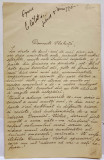 Autograf VLAHUTA - scrisoare dela Sofronie Ivanovici