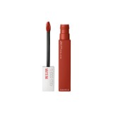 Ruj de buze rezistent la transfer Maybelline Superstay Matte Ink 117 Ground-Breaker