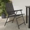 vidaXL Scaune pliante de grădină, 8 buc., gri melange, oțel/textilene 3157288