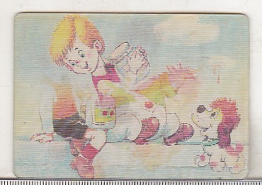 bnk cld Calendar de buzunar 1992 - URSS - Desene animate - 3D foto