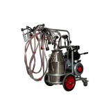 Aparat de muls vaci, oi si capre EMT galvanizat, un bidon inox 40 litri, 3 posturi( uscat)