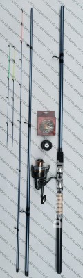 SET Lanseta ROBINHAN KOMODO Feeder 3.90m + Mulineta FL EFB4000 si150m fir foto