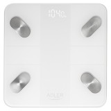 Cantar persoane smart Tuya Adler, conectare aplicatie, design alb modern