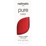 Nailmatic Pure Color lac de unghii AMOUR-Rouge Nacr&eacute; / Red Shimmer 8 ml
