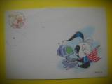 HOPCT 5674 CARTE POSTALA ZODIACUL CHINEZESC-TAUR-STAMPILOGRAFIE-CHINA -ASIA-CIRCULATA
