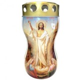 Candela din Plastic 16x8cm Clepsidra cu Invierea 50h DNC46685