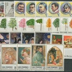 C5407 - San Marino 1979 - anul complet,timbre nestampilate MNH