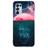 Husa compatibila cu Oppo A53 model Surreal nature, Silicon, TPU, Viceversa, Transparent, Carcasa