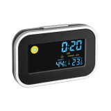Termo-higrometru TFA, LCD, cu ceas si alarma, TFA DOSTMANN