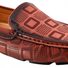 Mocasini Barbatesti, Rosu-Bordo, FreeFresh - 41