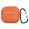 Husa AirPods 4 Techsuit Silicone Case, portocaliu