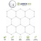 Cumpara ieftin Lumina LED Hexagonala , 8 Module 236x246CM - Garaj, Dormitor, Camera Gaming, Spatii Private