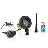 Proiector laser Craciun, interior + exterior, Hoff 58440013, lumina rosie + verde, cu telecomanda si tarus de fixare din metal