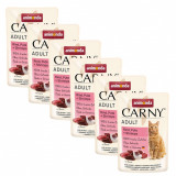 Cumpara ieftin Animonda CARNY Cat Adult carne de vită, curcan și crevete 6 x 85 g