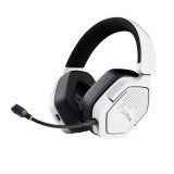 Cumpara ieftin Casti Gaming Head-band Trust GXT 493PS Carus, Wireless/Wired, Alb