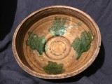 Arta si Traditie - Farfurie / Blid / Strachina / Castron de Horezu jud Valcea ceramica utilitara mijlocul sec XX !