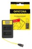 Patona Smart Dual LCD USB incarcator pentru Panasonic DMW-BLG10 CSBLG10MC CS-BLG10MC DMWBLG10 DMW-BLG10