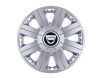 Set 4 capace roti Cosmos cromat R15, pentru gama auto Dacia, Autohelix MSA