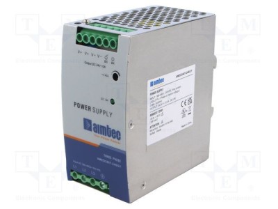 Alimentator pulsatoriu AIMTEC 240W 24VDC 10A 4,87kV pentru şină DIN foto