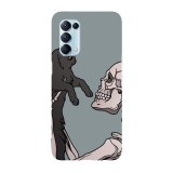Husa compatibila cu Oppo Find X3 Lite model Love beyond death, Silicon, TPU, Viceversa, Transparent, Carcasa