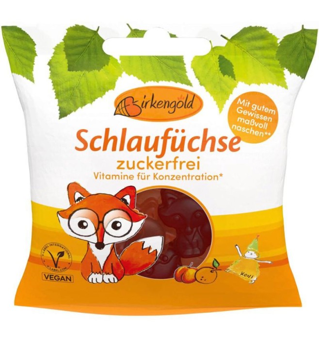 Jeleuri de Fructe Fara Zahar 50 grame Birkengold