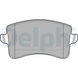 DELPHI LP2106 set placute frana,frana disc