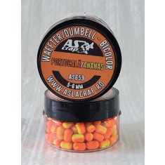 As la Crap - Mini Wafters/Dumbel 5-6mm, 30ml - Portocale/Ananas