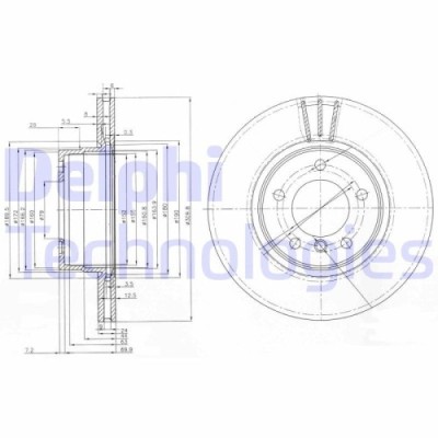 Delphi Disc frana foto