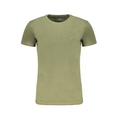 Aeronautica Militare Tricou barbati, cu mini logo brodat, Regular Fit, Verde, 2XL
