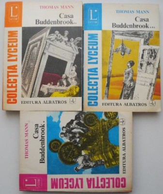Casa Buddenbrook (3 volume) &amp;ndash; Thomas Mann foto