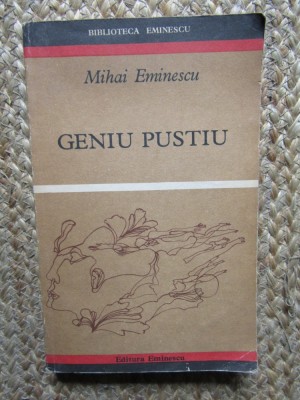 Mihai Eminescu - Geniu pustiu foto