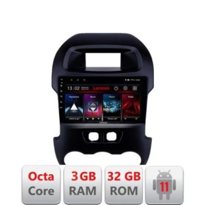 Navigatie Ford Ranger 2011-2015 D-245 Octa Core cu Android Radio Bluetooth Internet GPS WIFI DSP 3+32 GB 4G KI LENOVO LITE CarStore Technology foto