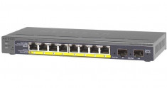 Switch NetGear GS110TP-200EUS 8 porturi x 10/100/1000 Mb/s foto