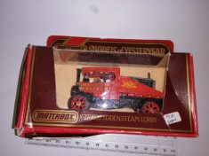bnk jc Matchbox Y27/1922 Foden Steam Lorry - Code 3 PK Models