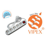 Vipex 43010 Prel suco (3&times;1,0mm) 5p 10m intrerupator