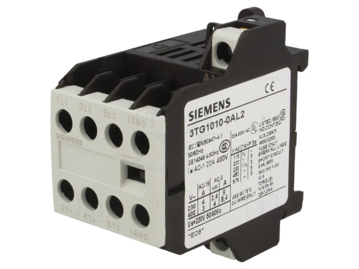 Contactor 4P NO 230VAC 8.4A