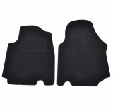 Covorase mocheta Opel Vivaro 2001-2014, Renault Trafic 2001-2014, Nissan Primastar 2002-2010, Negre, set de 2 bucati