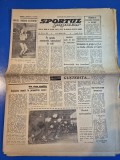 ziarul sportul popular 24 februarie 1966 - fotbal UTA arad - vasas budapesta 2-0