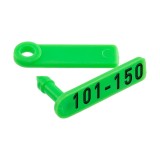 Crotalii Twintag Kerbl pentru Miei Iezi, Verde, Numerotare 101-150