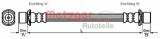 Conducta / cablu frana TOYOTA YARIS (P1) (1999 - 2005) METZGER 4110023