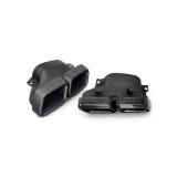 Cumpara ieftin Ornament de toba compatibil Mercedes AMG GLC , GLE, Clasa C W205 W206,Clasa E,Clasa S -Carbon Lucios