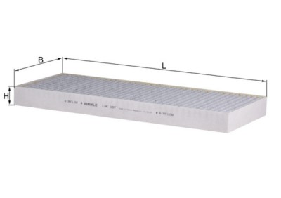 MAHLE LAK 167 Filtru, aer habitaclu foto
