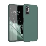 Husa pentru Xiaomi Redmi Note 10 5G, Silicon, Verde, 54947.171, kwmobile