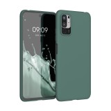 Husa pentru Xiaomi Redmi Note 10 5G, Silicon, Verde, 54947.171, kwmobile, Carcasa