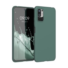 Husa pentru Xiaomi Redmi Note 10 5G, Silicon, Verde, 54947.171, kwmobile